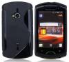 Silicone TPU Gel Case for Sony Ericsson Live with Walkman WT19i  Black (ΟΕΜ)